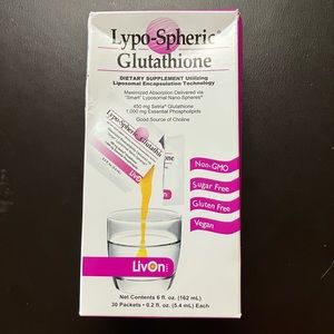 NIB Lypo-Spheric Glutathione 30 Packets